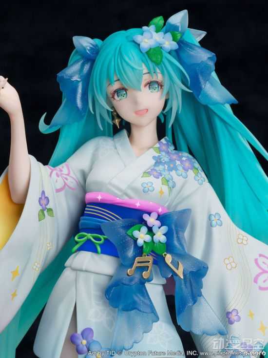 初音未来盛夏烟火手办 短打浴衣别具风情